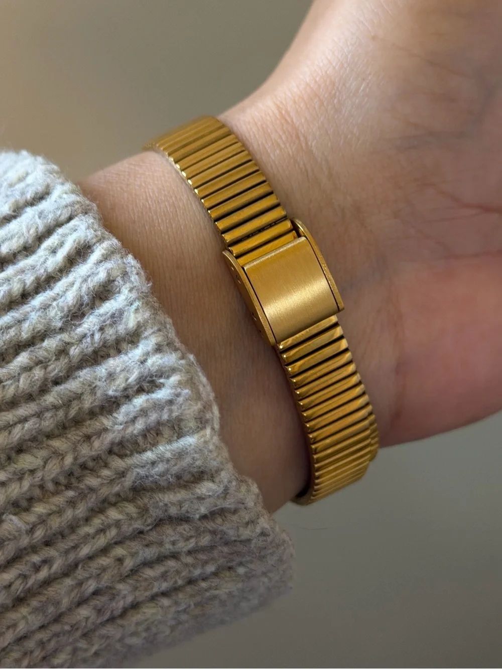 Gold Oval Women's Watch